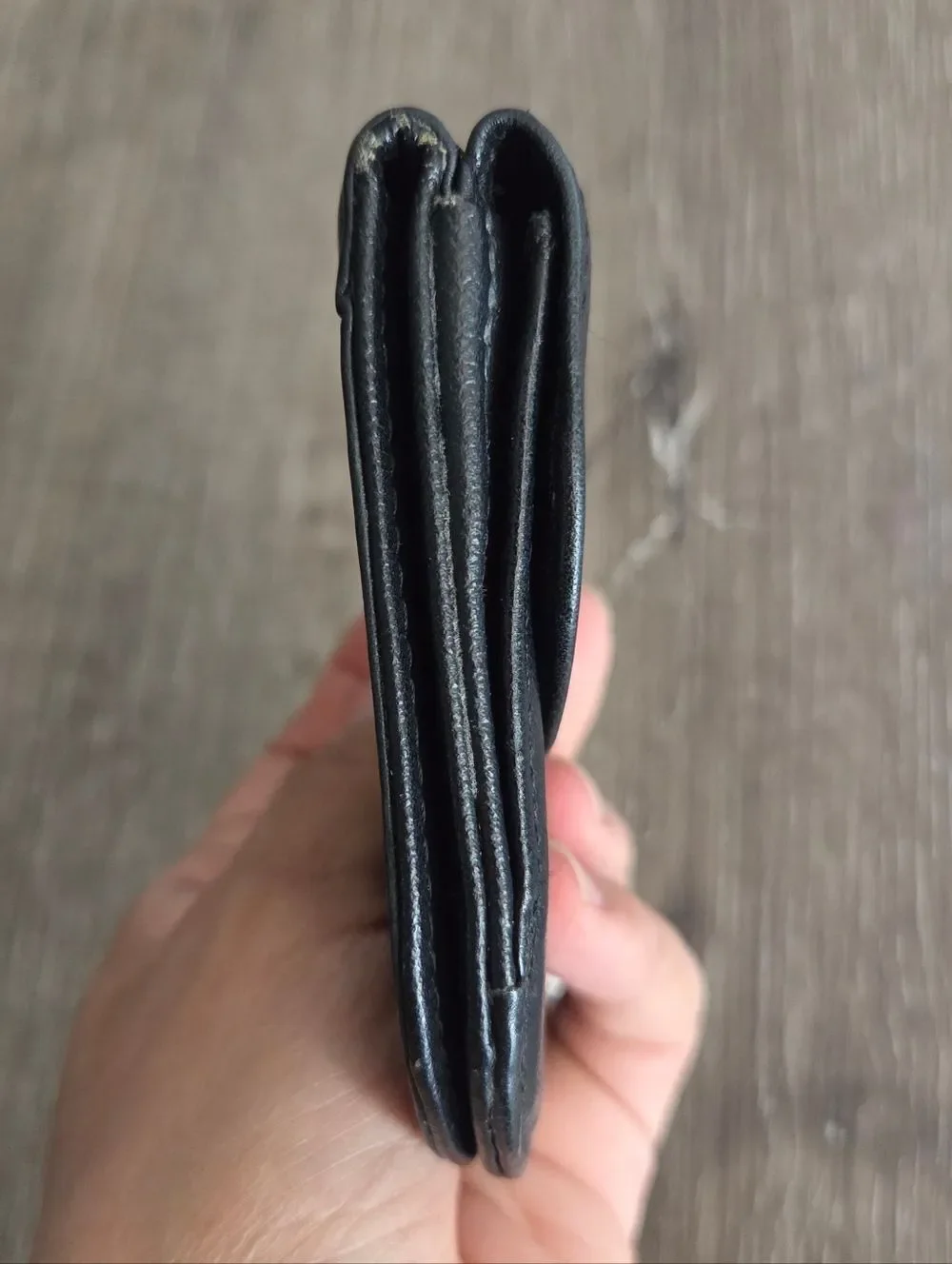 Stone Mountain Black Leather Taxi Wallet